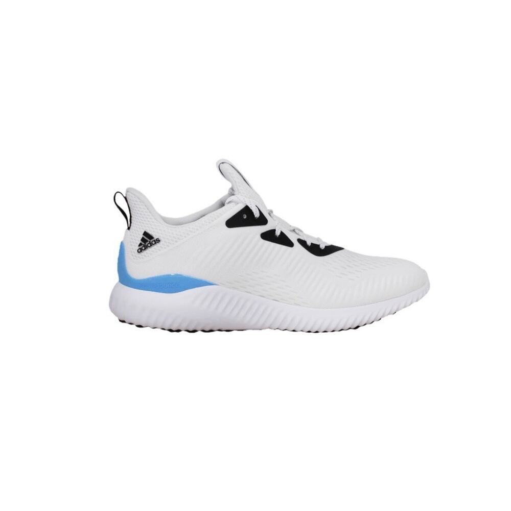 ADIDAS Alphabounce 1 Running Shoes Sneakers White/Sky Rush Size 12 GV8828